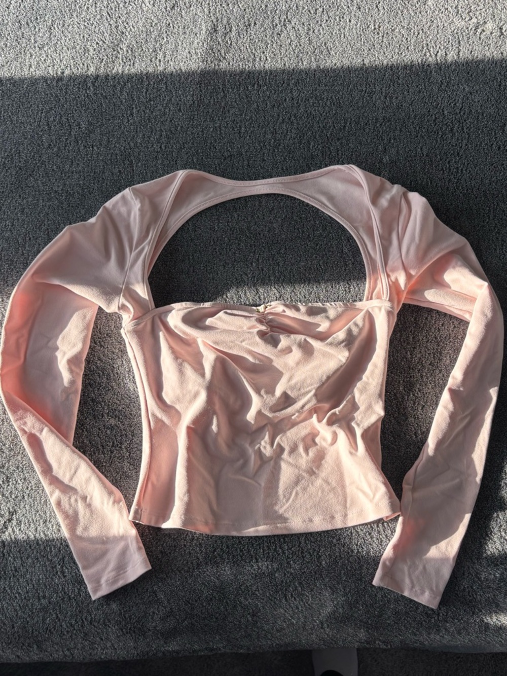 princess polly long sleeve open back top